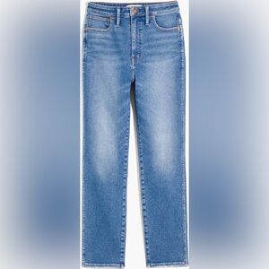 Madewell Curvy Stovepipe Jeans in Pendleton Wash